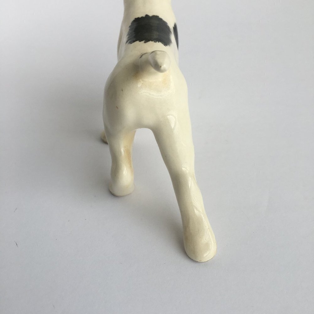 Vintage Dog Figurine Statue - Possibly Bull Terrier or Basenji? - Picture 6 of 12